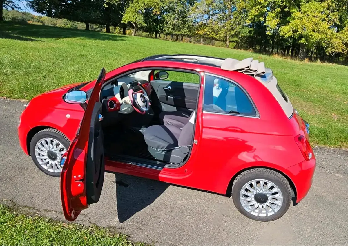 Gebraucht Fiat 500C Lounge 69 PS (50 kW) 2015 Rot Cabrio