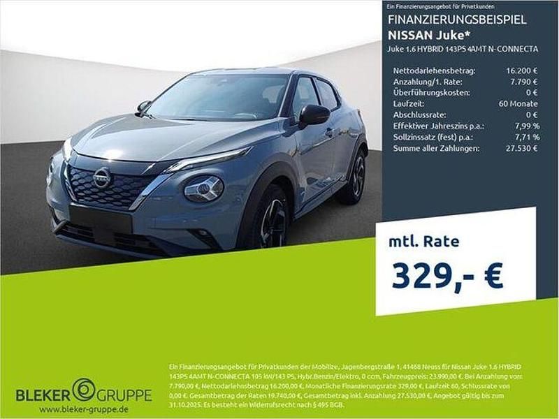 Ceramic grey/black Gebraucht 2023 Nissan Juke N-Connecta SUV | 23.990 € (Fairer Preis) - Bild 1/3