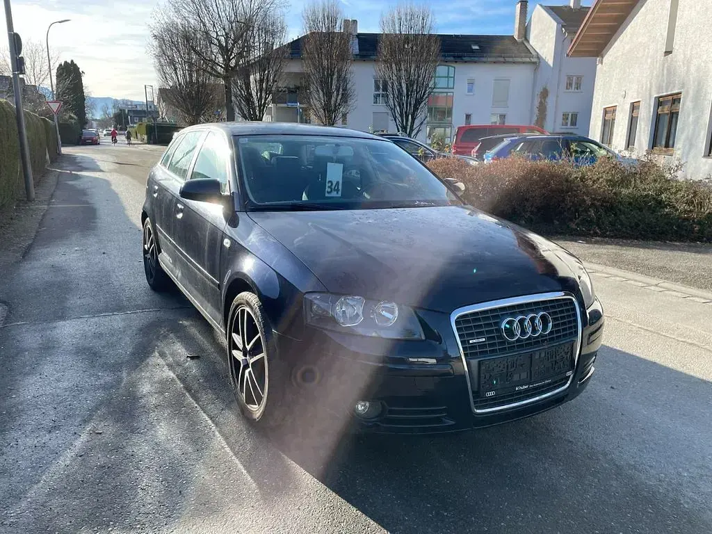 Gebraucht Audi A3 140 PS (102 kW) 2008 Schwarz Kleinwagen