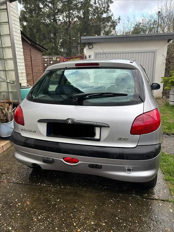 Gebraucht Peugeot 206 2000 Silber Kleinwagen