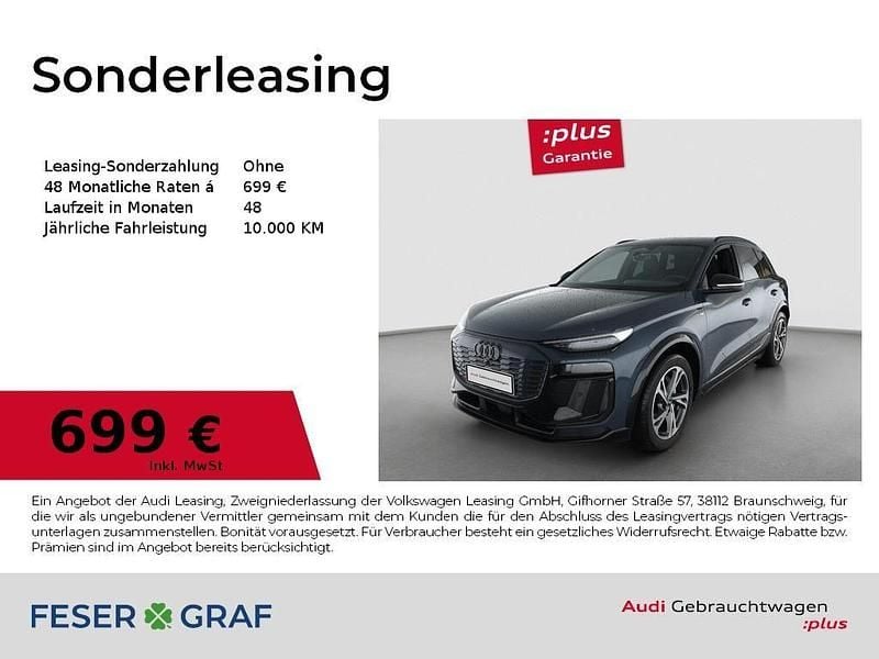 Plasmablau metallic Gebraucht 2025 Audi Q6 e-tron Ambiente SUV | 73.990 € (Guter Preis) - Bild 1/4