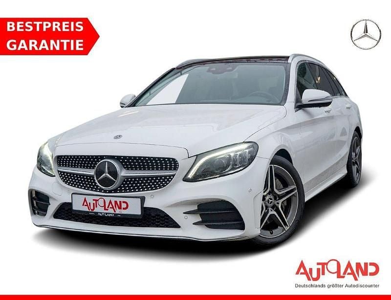 Gebraucht Mercedes C300 AMG line 245 PS (180 kW) 2020 Weiß Kombi