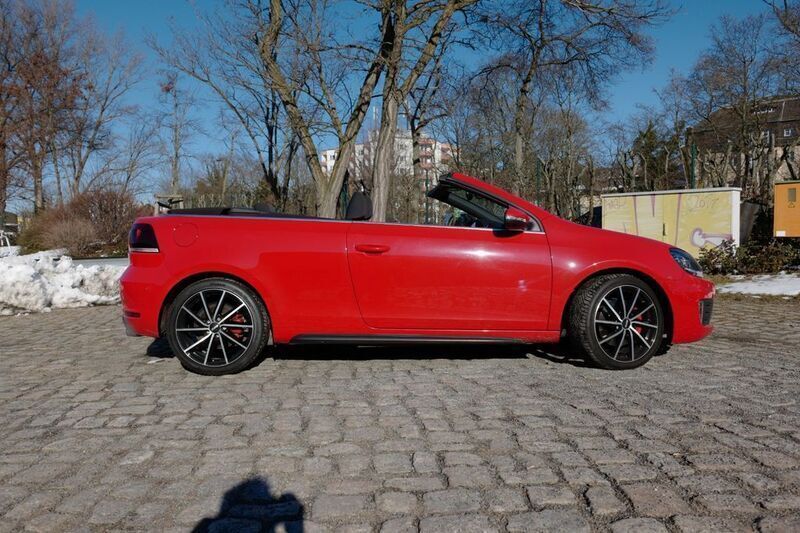 Rot Gebraucht 2015 VW Golf Cabriolet GTI Cabrio | 18.000 € (Guter Preis) - Bild 1/4