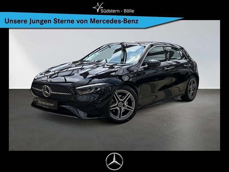 Schwarz Gebraucht 2024 Mercedes A200 AMG Limousine | 34.596 € (Etwas zu teuer) - Bild 1/4