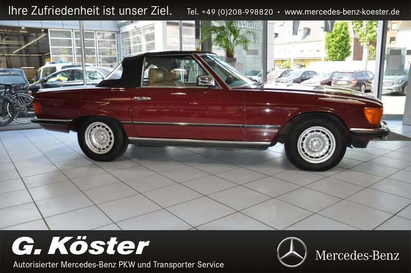 Barolorot Gebraucht 1985 Mercedes SL500 Cabrio | 49.500 € - Bild 1/4