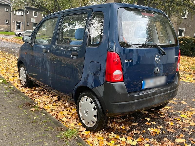 Blau Gebraucht 2001 Opel Agila Kleinwagen | 850 € (Fairer Preis) - Bild 1/4