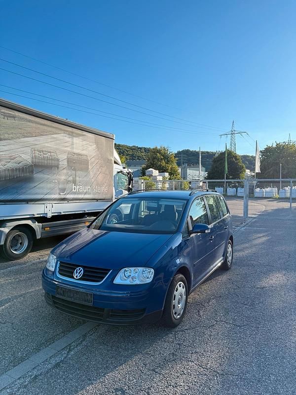 Blau Gebraucht 2005 VW Touran Van / Kleinbus | 1.499 € (Fairer Preis) - Bild 1/4