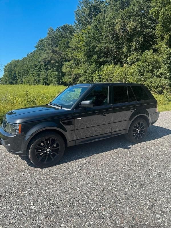Schwarz Gebraucht 2013 Land Rover Range Rover Sport HSE SUV | 17.500 € (Superpreis) - Bild 1/4