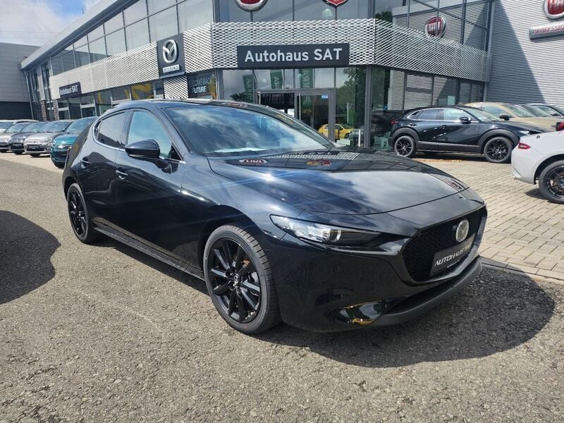 Neu Mazda 3 Homura-Line 122 PS (89 kW) 2025 Schwarz Limousine