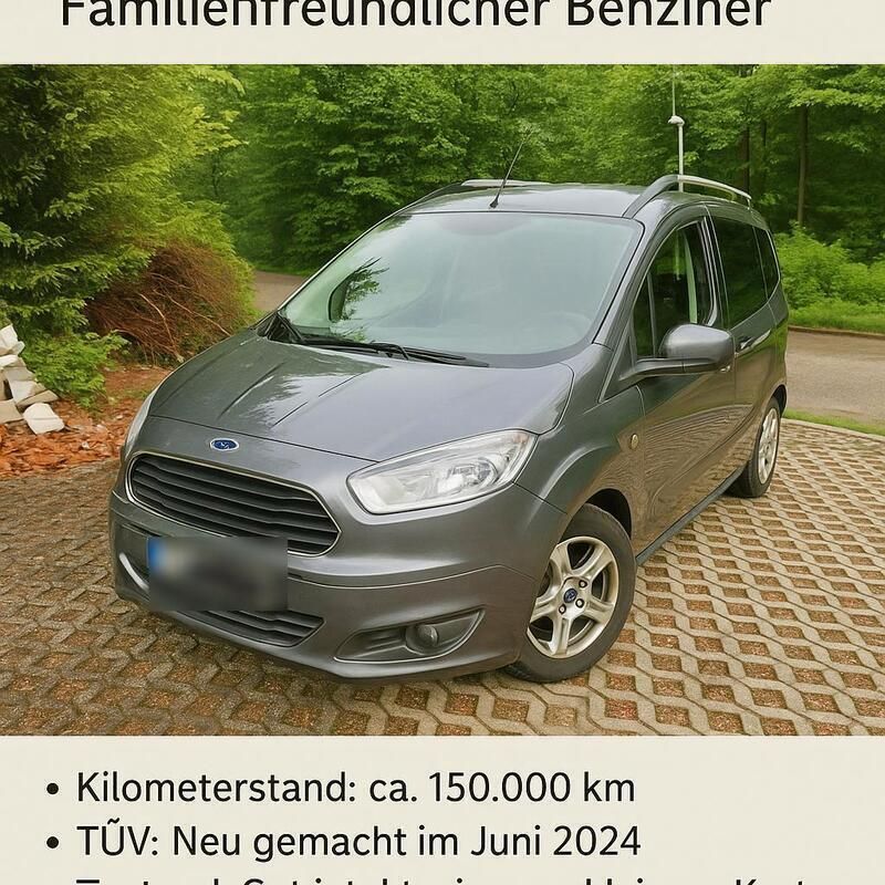 Grau Gebraucht 2017 Ford Courier Van / Kleinbus | 6.550 € - Bild 1/4