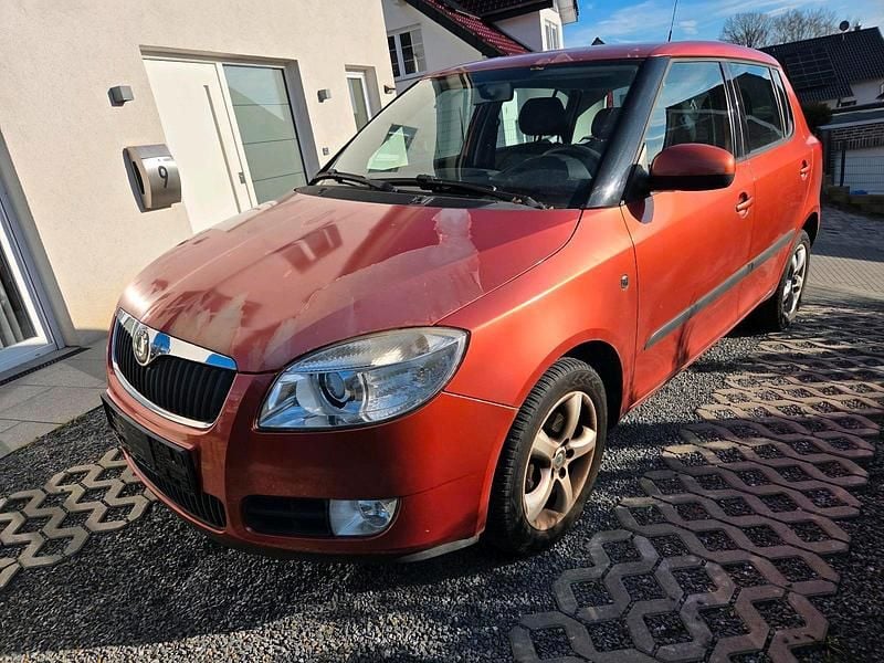 Gebraucht Skoda Fabia 70 PS (51 kW) 2008 Orange Kleinwagen