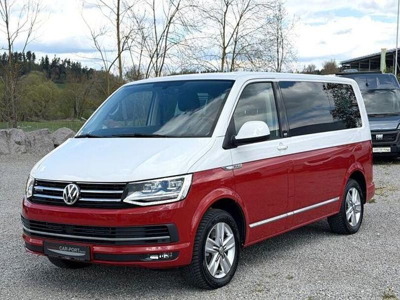 Second-hand VW Multivan 199 CP (146 kW) 2019 Roșu Monovolum