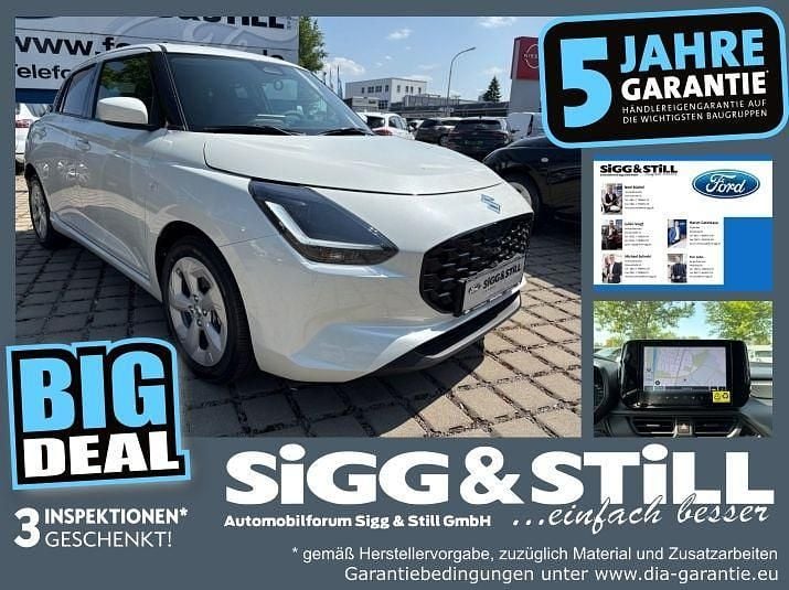 Pure white pearl metallic Neu 2025 Suzuki Swift Comfort Limousine | 19.670 € - Bild 1/4