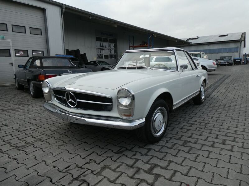 Gebraucht Mercedes 230 150 PS (110 kW) 1966 Weiß Cabrio
