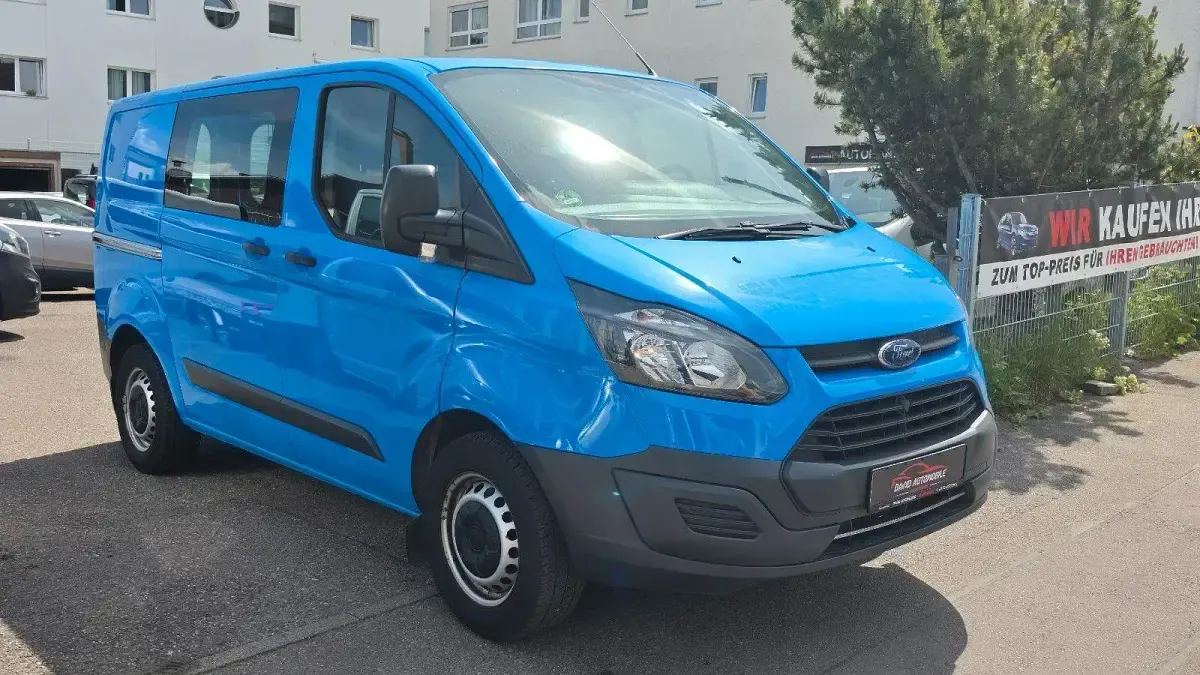 Gebraucht Ford Transit Custom 131 PS (96 kW) 2016 Blau Van / Kleinbus