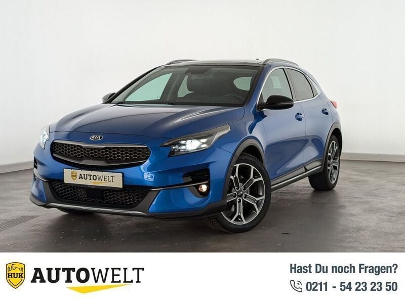 (b3l) blue flame met. Gebraucht 2020 Kia XCeed Platinum SUV | 19.960 € (Fairer Preis) - Bild 1/4