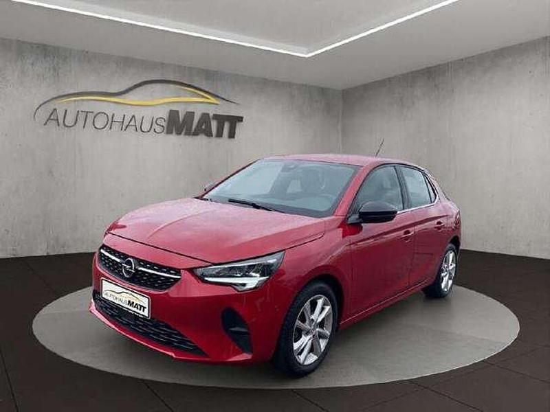 Chili rot/kardio rot Gebraucht 2023 Opel Corsa Elegance Limousine | 15.300 € (Fairer Preis) - Bild 1/4