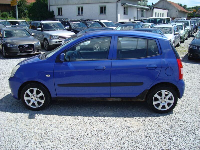 Gebraucht Kia Picanto 65 PS (47 kW) 2007 Blau metallic Kleinwagen