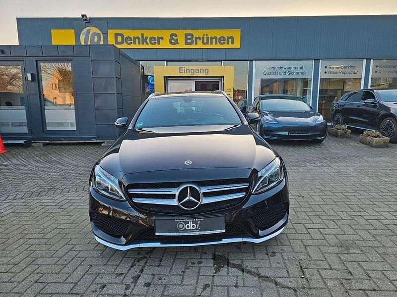 Gebraucht Mercedes C160 AMG 129 PS (94 kW) 2017 Schwarz/baltic black Coupé