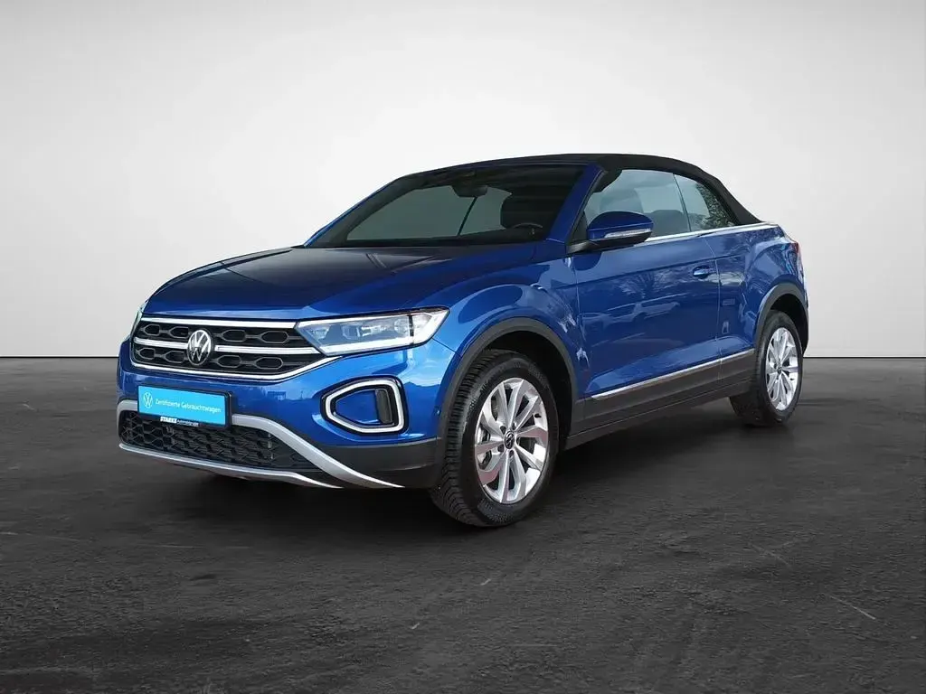 Gebraucht VW T-Roc Cabriolet Style 150 PS (110 kW) 2025 Blau Cabrio
