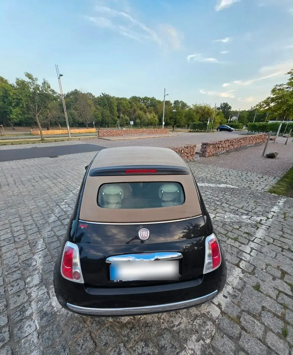 Gebraucht Fiat 500 69 PS (50 kW) 2010 Schwarz Cabrio