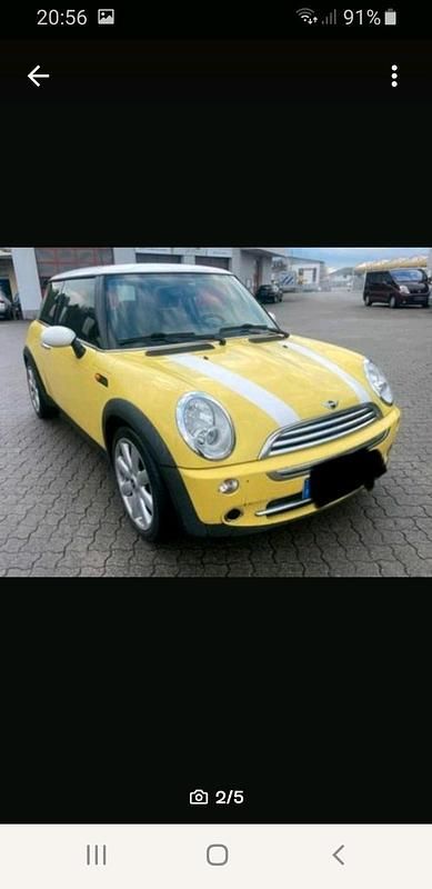 Gebraucht Mini Cooper Coupé 116 PS (85 kW) 2004 Gelb Coupé