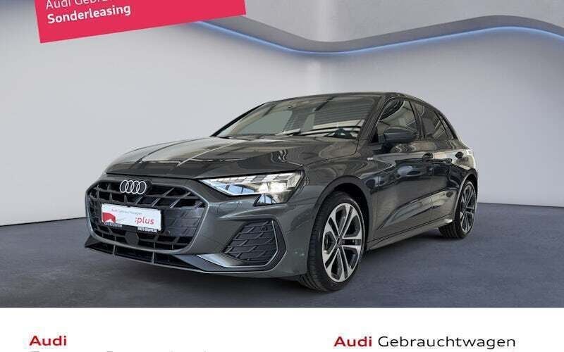 Grau Neu 2025 Audi A3 Sportback S-Line Limousine | 37.850 € (Superpreis) - Bild 1/4