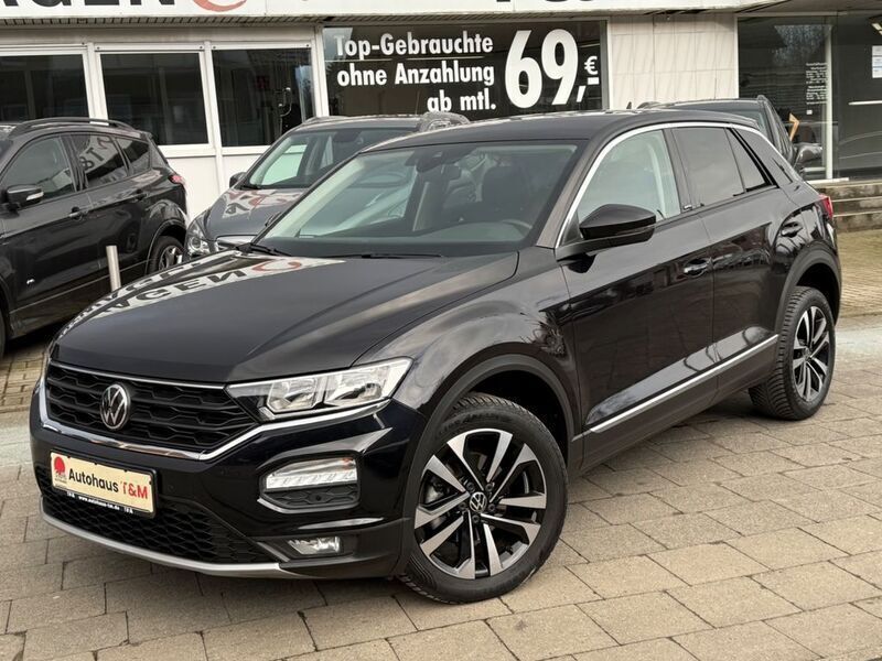 Schwarz Gebraucht 2021 VW T-Roc United SUV | 19.999 € (Guter Preis) - Bild 1/4