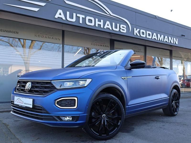 Gebraucht VW T-Roc Cabriolet Edition 150 PS (110 kW) 2021 Ravennablau matt Cabrio