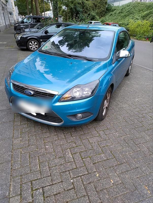 Blau Gebraucht 2008 Ford Focus Cabriolet Cabrio | 4.800 € - Bild 1/4