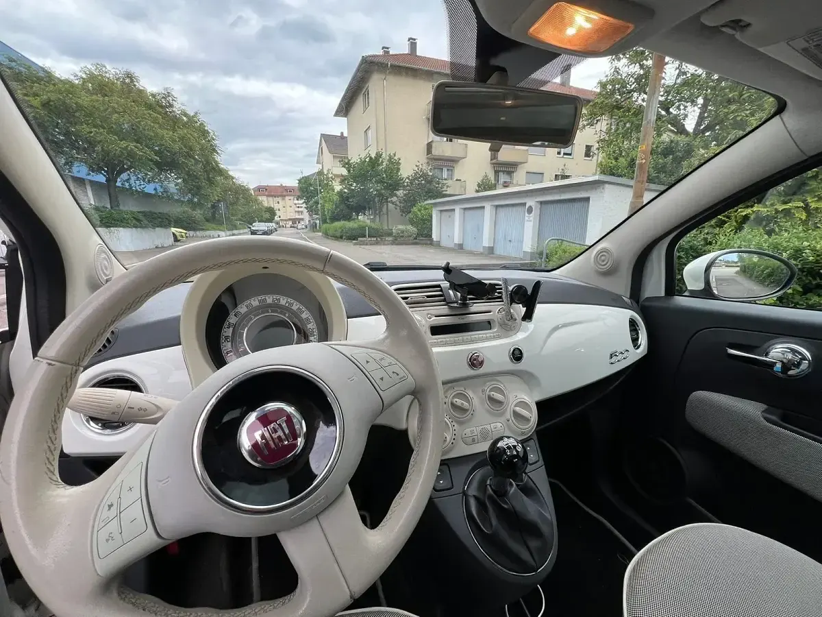 Gebraucht Fiat 500 95 PS (69 kW) 2014 Weiß Kleinwagen