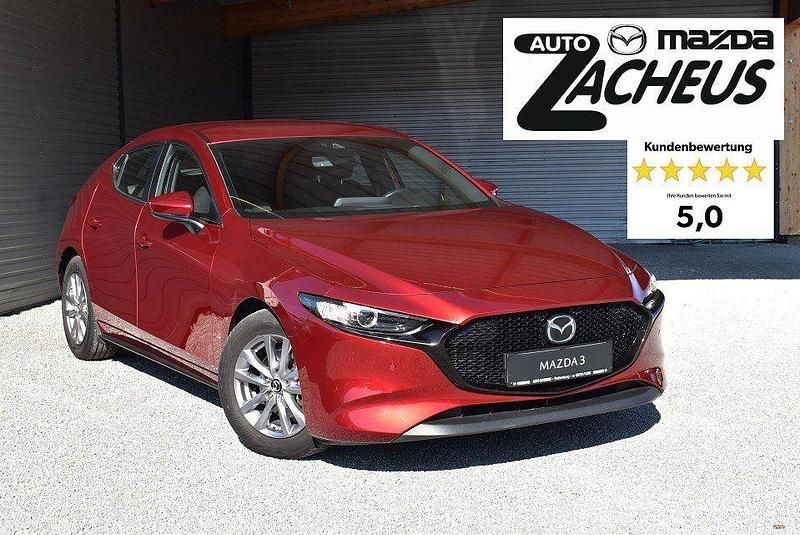 Gebraucht Mazda 3 Selection 122 PS (89 kW) 2019 Magmarot (metallic) Limousine