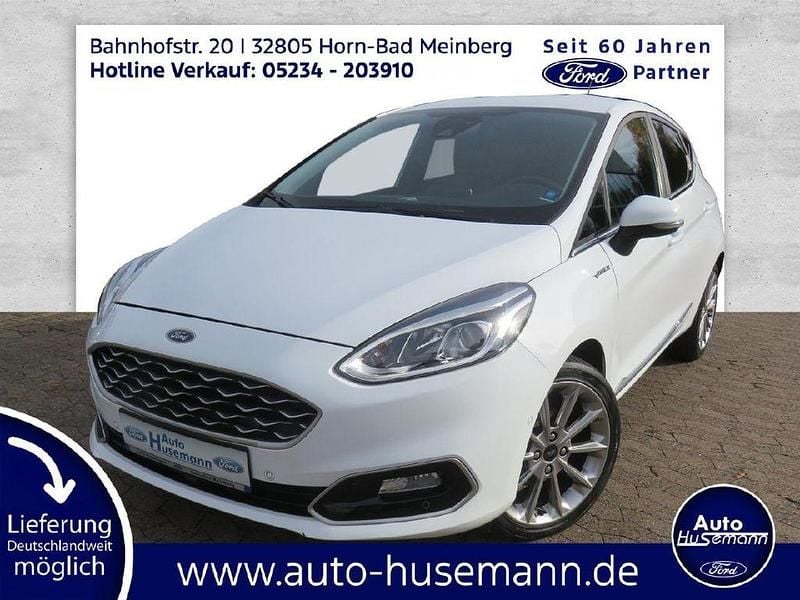 Weiß Gebraucht 2018 Ford Fiesta Vignale Limousine | 10.950 € - Bild 1/4