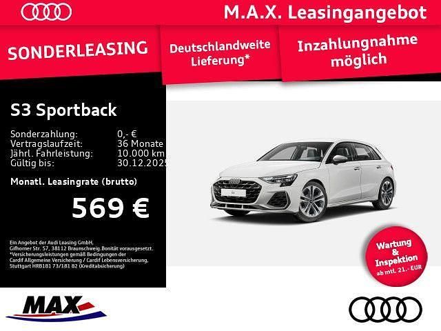 Weiß Gebraucht 2024 Audi S3 Ambiente Limousine | 46.680 € (Superpreis) - Bild 1/3