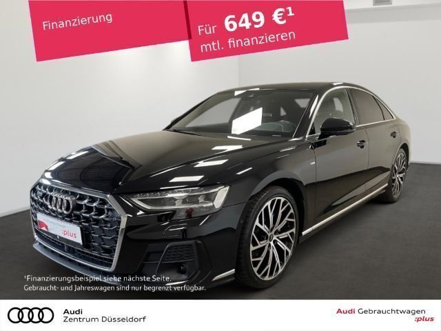 Mythosschwarz metallic Gebraucht 2023 Audi A8 Advanced Limousine | 64.900 € - Bild 1/3