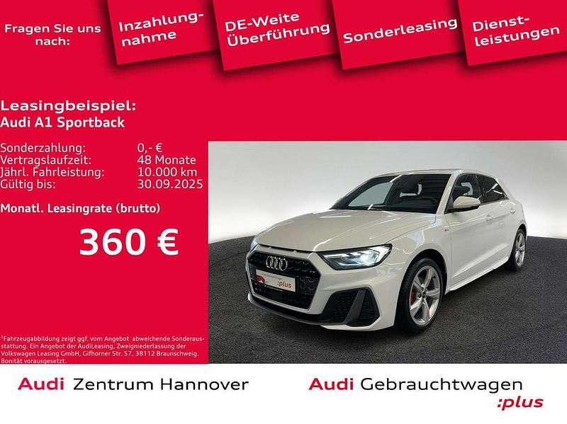 Gletscherweiß metallic Gebraucht 2025 Audi A1 S-Line Kleinwagen | 27.990 € (Teuer) - Bild 1/4