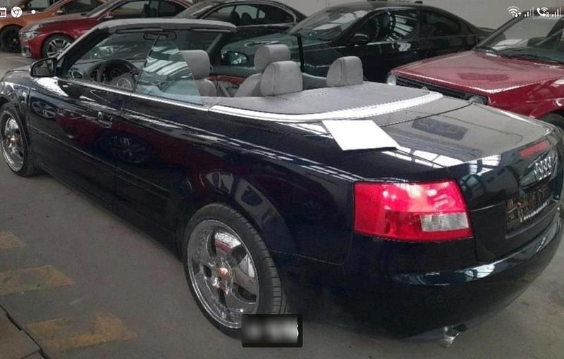 Schwarz Gebraucht 2002 Audi A4 Cabriolet Cabrio | 3.750 € (Guter Preis) - Bild 1/4