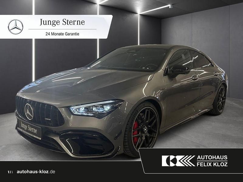 lack mountaingrau Gebraucht 2025 Mercedes CLA45 AMG AMG Coupé | 67.200 € (Teuer) - Bild 1/4