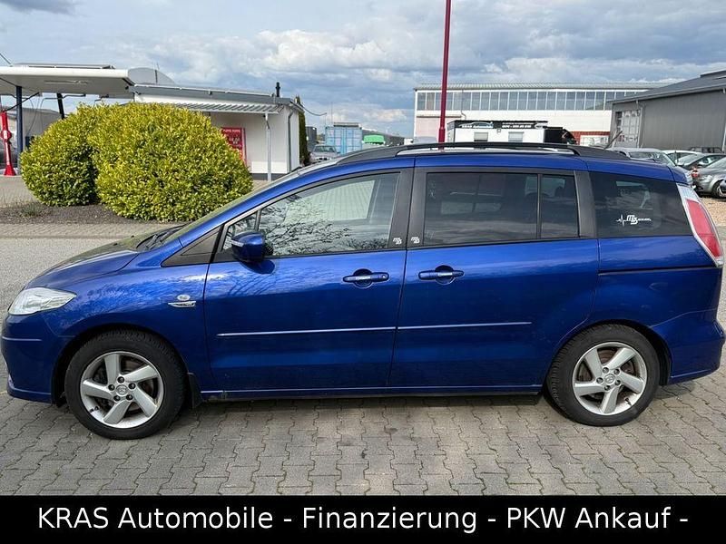 Gebraucht Mazda 5 Exclusive 116 PS (85 kW) 2008 Blau Van / Kleinbus