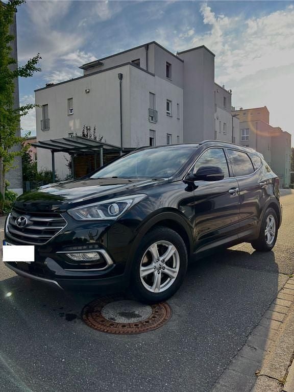 Schwarz Gebraucht 2016 Hyundai Santa Fe Premium SUV | 17.000 € (Guter Preis) - Bild 1/4
