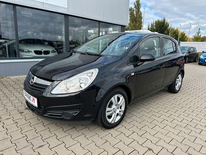Schwarz Gebraucht 2008 Opel Corsa Edition Limousine | 2.990 € (Fairer Preis) - Bild 1/4