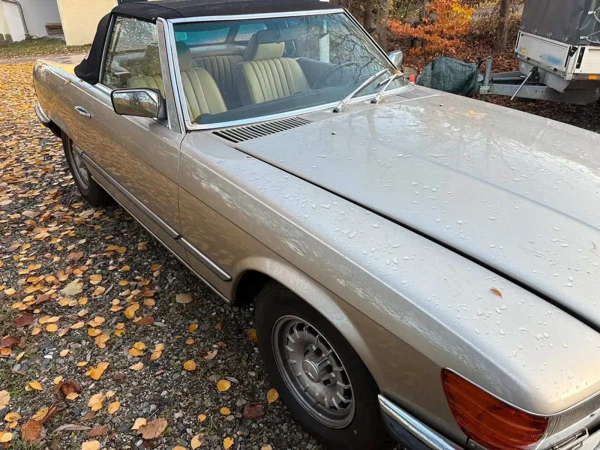 Gebraucht Mercedes SL500 231 PS (169 kW) 1985 Silber Cabrio