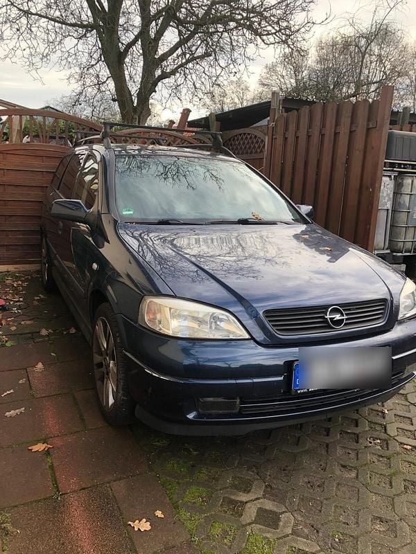 Blau Gebraucht 2002 Opel Astra Kombi | 700 € (Superpreis) - Bild 1/4
