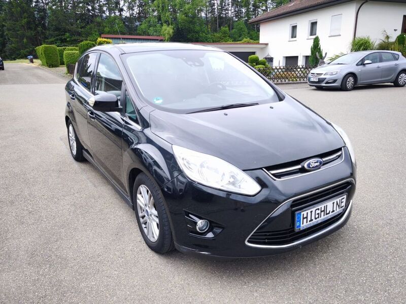 Schwarz Gebraucht 2014 Ford C-MAX Titanium Van / Kleinbus | 3.800 € (Superpreis) - Bild 1/4