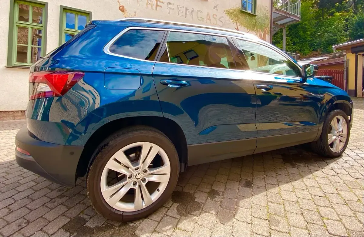 Gebraucht Skoda Karoq Style 150 PS (110 kW) 2018 Blau SUV