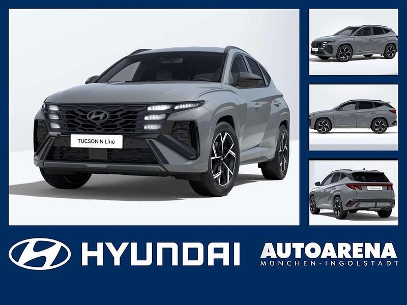 Shadow grey / sol Neu 2025 Hyundai Tucson N Line SUV | 39.675 € (Etwas zu teuer) - Bild 1/4