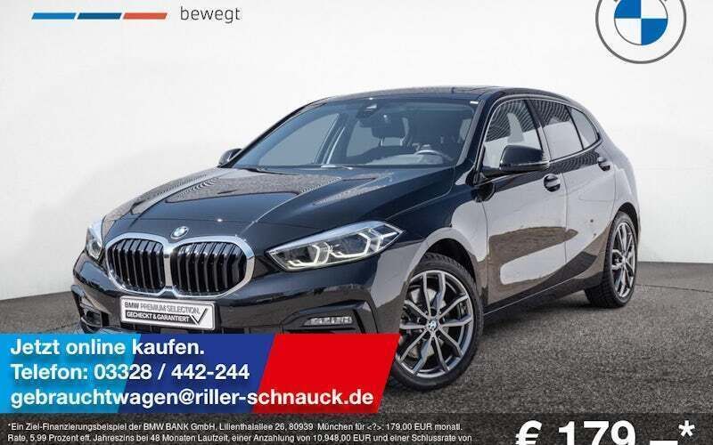 Schwarz Gebraucht 2023 BMW 120 Sport Line Kleinwagen | 28.950 € (Fairer Preis) - Bild 1/4