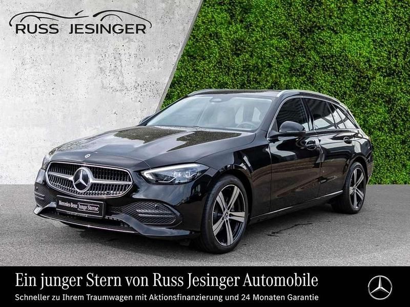 Obsidianschwarz metallic Gebraucht 2024 Mercedes C180 Avantgarde Kombi | 36.480 € (Fairer Preis) - Bild 1/3