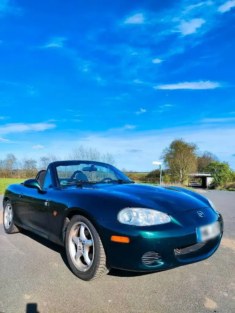 Gebraucht Mazda MX5 110 PS (80 kW) 2002 Grün Cabrio