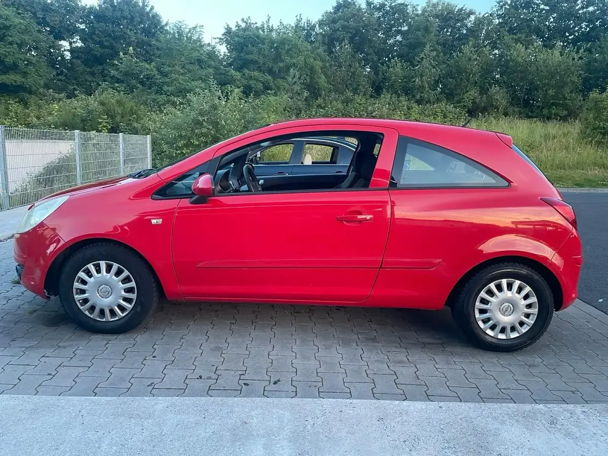 Gebraucht Opel Corsa 55 PS (40 kW) 2007 Rot Kleinwagen